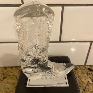 Ralph Lauren cowboy boot paperweight